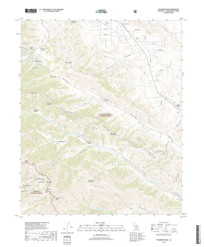 Telegraph Peak, CA (2018, 24000-Scale) Preview 1