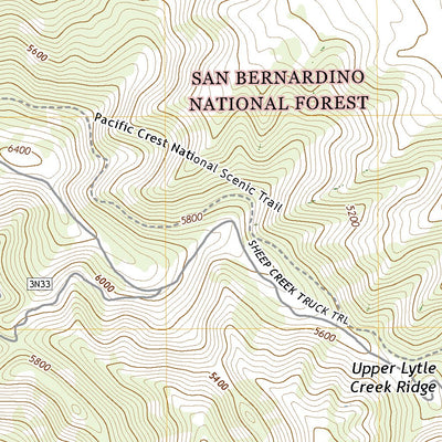 Telegraph Peak, CA (2018, 24000-Scale) Preview 2