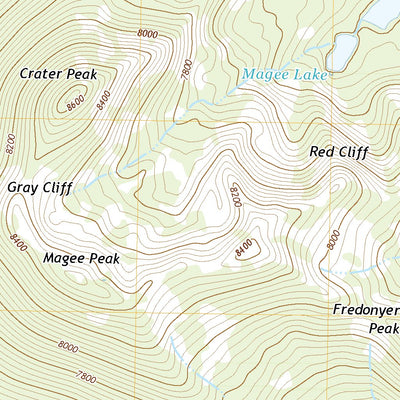Thousand Lakes Valley, CA (2018, 24000-Scale) Preview 3