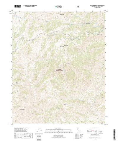 Waterman Mountain, CA (2018, 24000-Scale) Preview 1