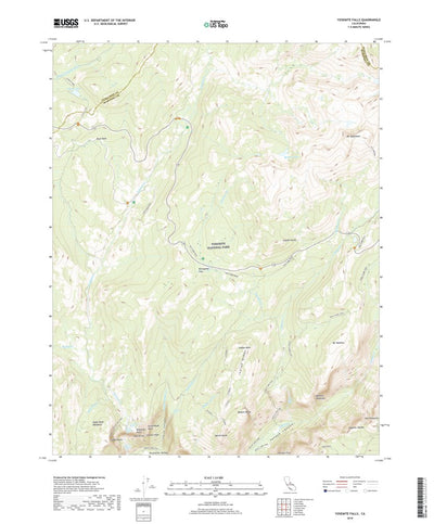 Yosemite Falls, CA (2018, 24000-Scale) Preview 1