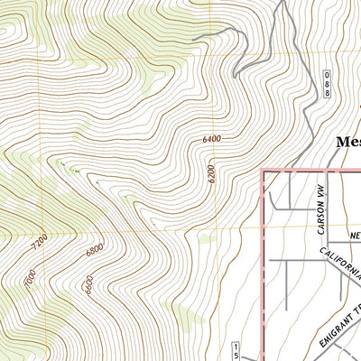 Woodfords, CA (2018, 24000-Scale) Preview 2