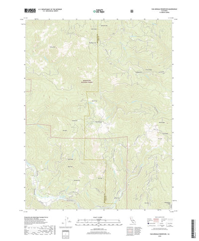 Van Arsdale Reservoir, CA (2018, 24000-Scale) Preview 1