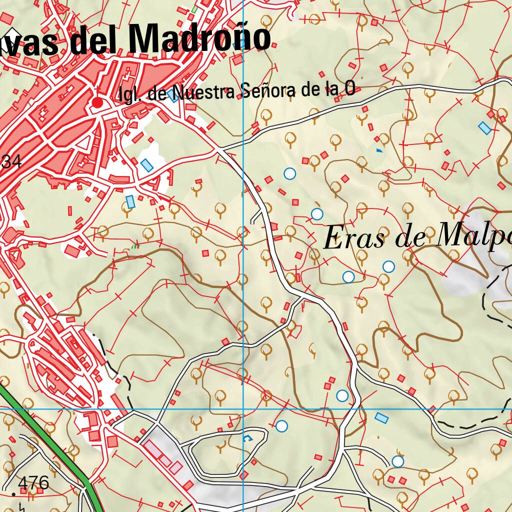 Navas del Madroño (0677-2) Map by Instituto Geografico Nacional de ...