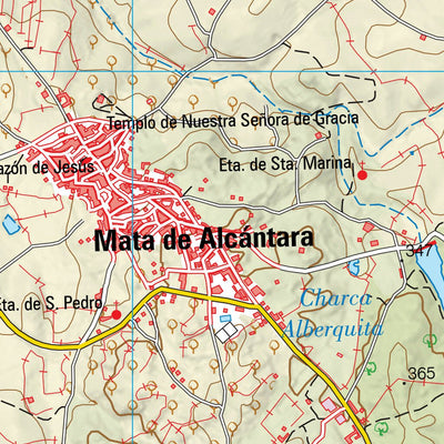 Mata de Alcántara (0649-3) map by Instituto Geografico Nacional de ...