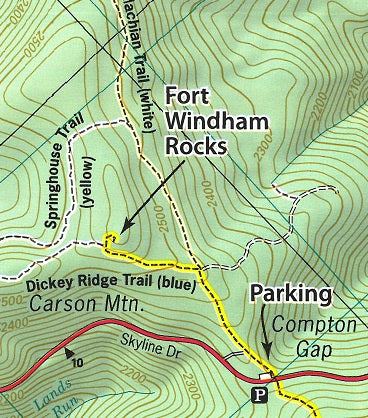 Hike 14: Compton Gap & Windham Rocks in Shenandoah National Park