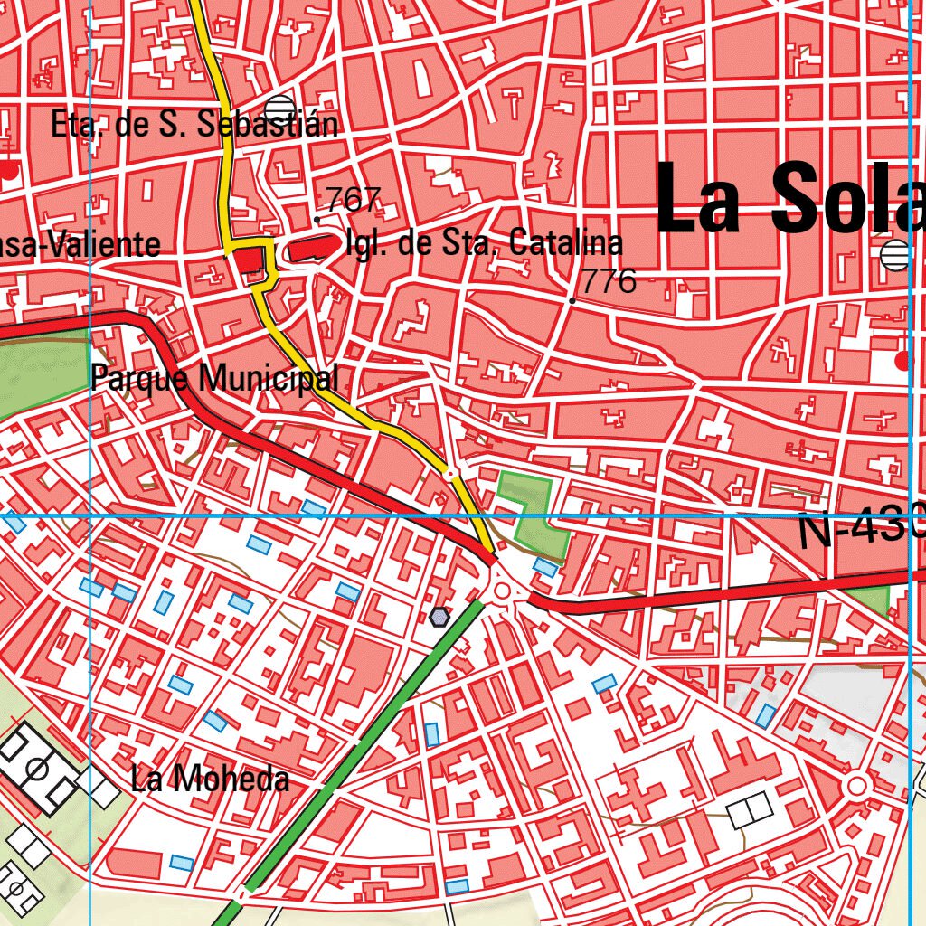 La Solana (0786-2) Map by Instituto Geografico Nacional de Espana ...