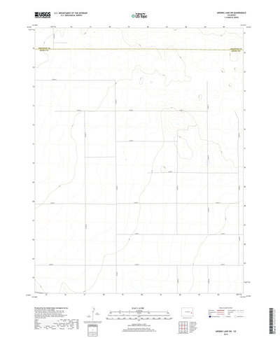 Arsenic Lake SW, CO (2019, 24000-Scale) Preview 1