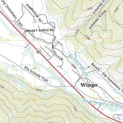 Basalt, CO (2019, 24000-Scale) Preview 3