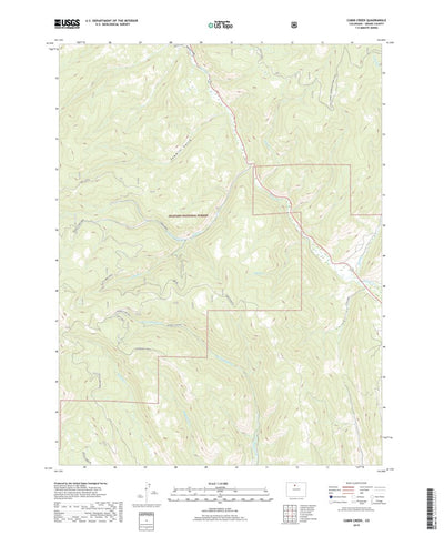 Cabin Creek, CO (2019, 24000-Scale) Preview 1