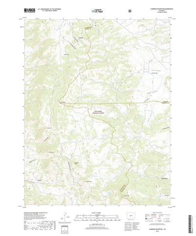 Cameron Mountain, CO (2019, 24000-Scale) Preview 1