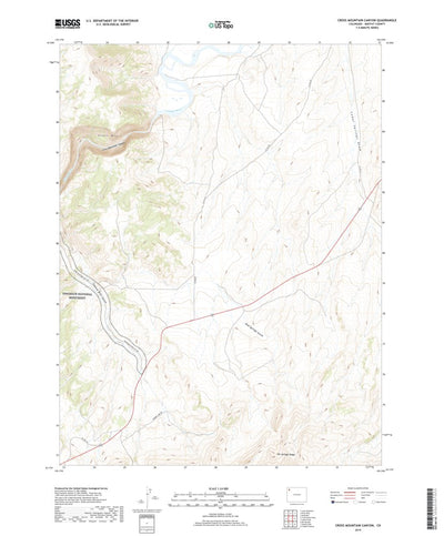 Cross Mountain Canyon, CO (2019, 24000-Scale) Preview 1