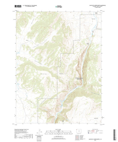 Canyon of Lodore North, CO (2019, 24000-Scale) Preview 1