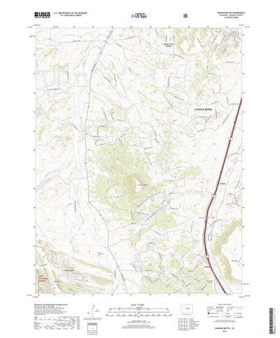 Dawson Butte, CO (2019, 24000-Scale) Preview 1