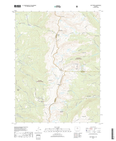 East of Rock Creek, CO (2019, 24000-Scale) Preview 1