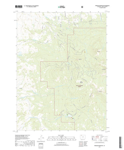 Freeman Reservoir, CO (2019, 24000-Scale) Preview 1