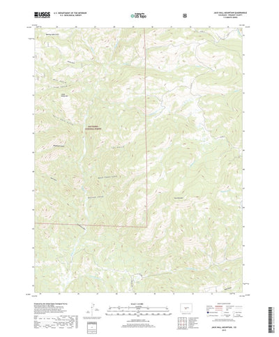 Jack Hall Mountain, CO (2019, 24000-Scale) Preview 1