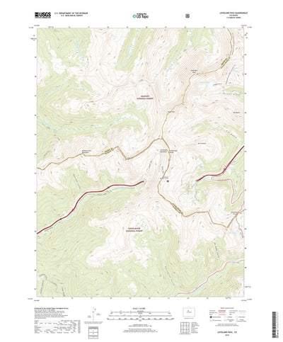 Loveland Pass, CO (2019, 24000-Scale) Preview 1