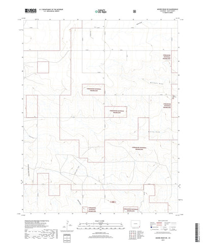 Moore Draw SW, CO (2019, 24000-Scale) Preview 1