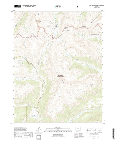 Pole Creek Mountain, CO (2019, 24000-Scale) Preview 1