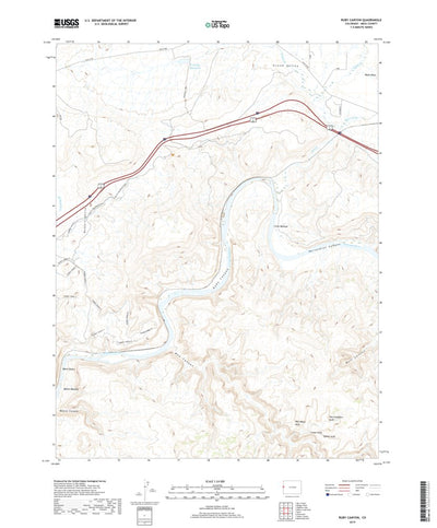 Ruby Canyon, CO (2019, 24000-Scale) Preview 1