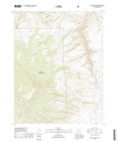 Sawtooth Mountain, CO (2019, 24000-Scale) Preview 1