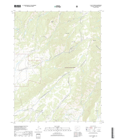 X Lazy F Ranch, CO (2019, 24000-Scale) Preview 1