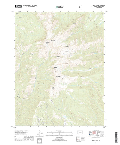 West Elk Peak, CO (2019, 24000-Scale) Preview 1