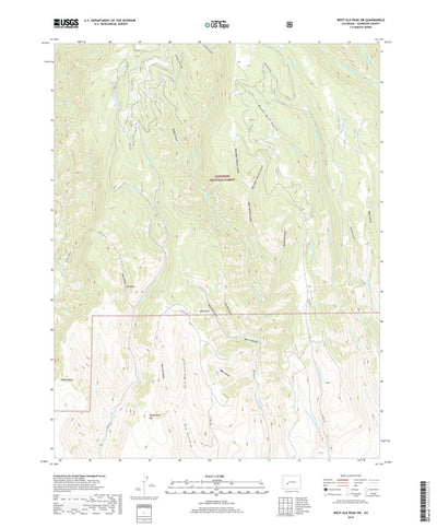 West Elk Peak SW, CO (2019, 24000-Scale) Preview 1