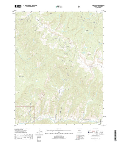 Toner Reservoir, CO (2019, 24000-Scale) Preview 1