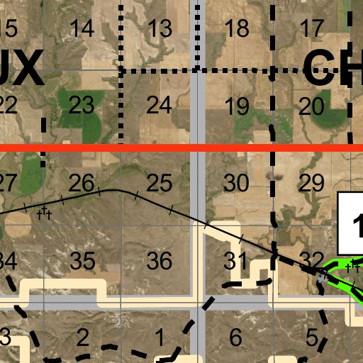 MCKENZIE COUNTY NORTH DAKOTA ROAD Map by GREAT PLAINS DIRECTORY SERVICE