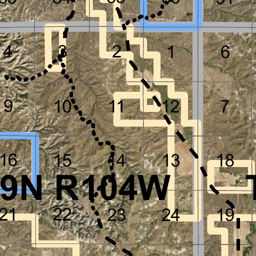 MCKENZIE COUNTY NORTH DAKOTA ROAD Map by GREAT PLAINS DIRECTORY SERVICE