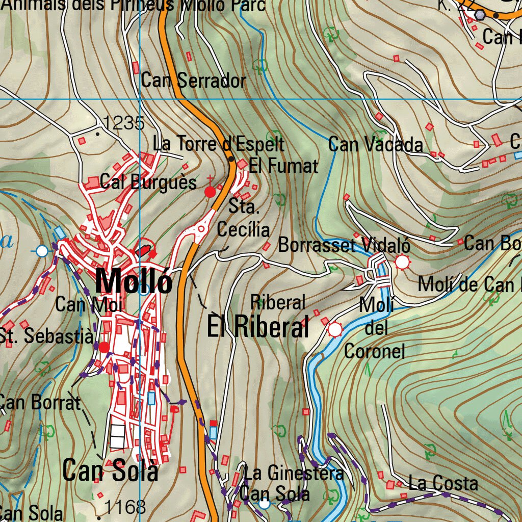 Molló (0218-4) map by Instituto Geografico Nacional de Espana | Avenza Maps