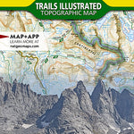 727 :: Wind River Range South Map [Lander, Cirque of the Towers]