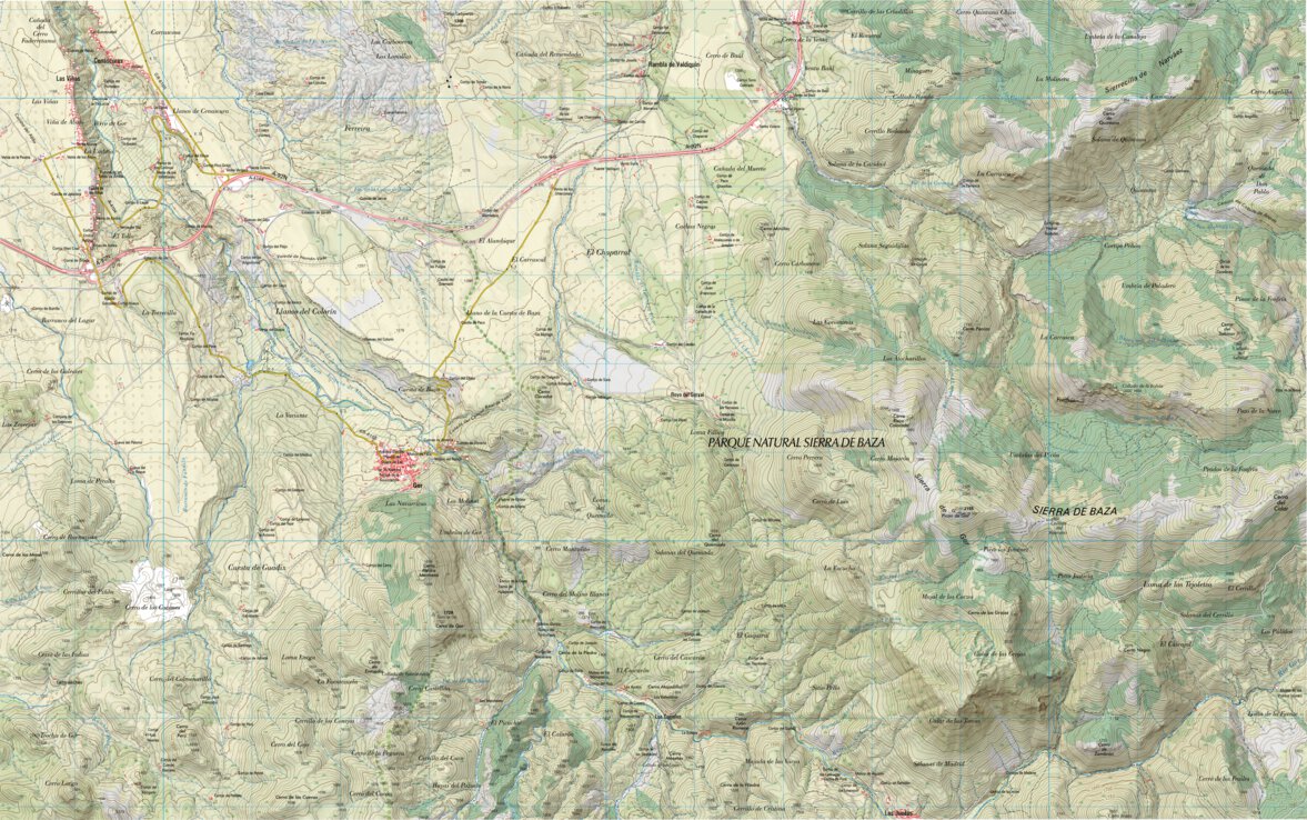 Gor (0993-4) Map by Instituto Geografico Nacional de Espana | Avenza Maps