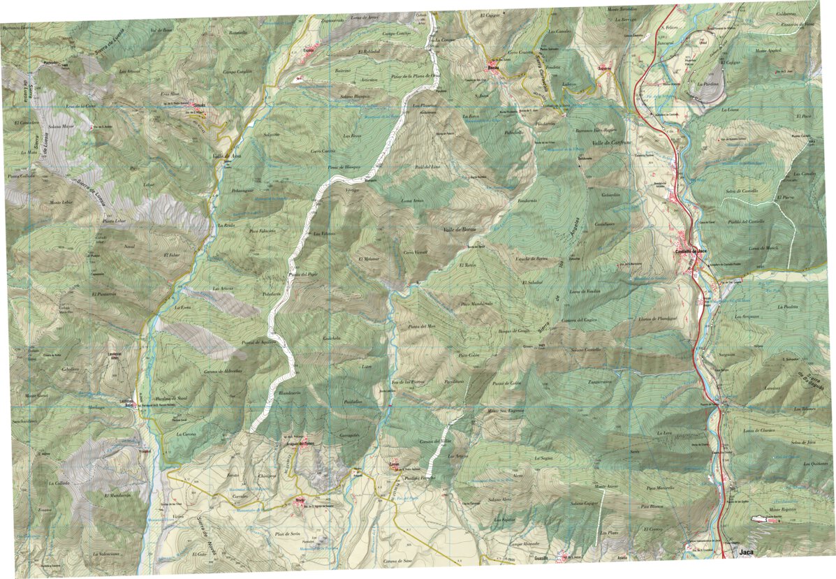 Castiello de Jaca (0176-2) Map by Instituto Geografico Nacional de ...