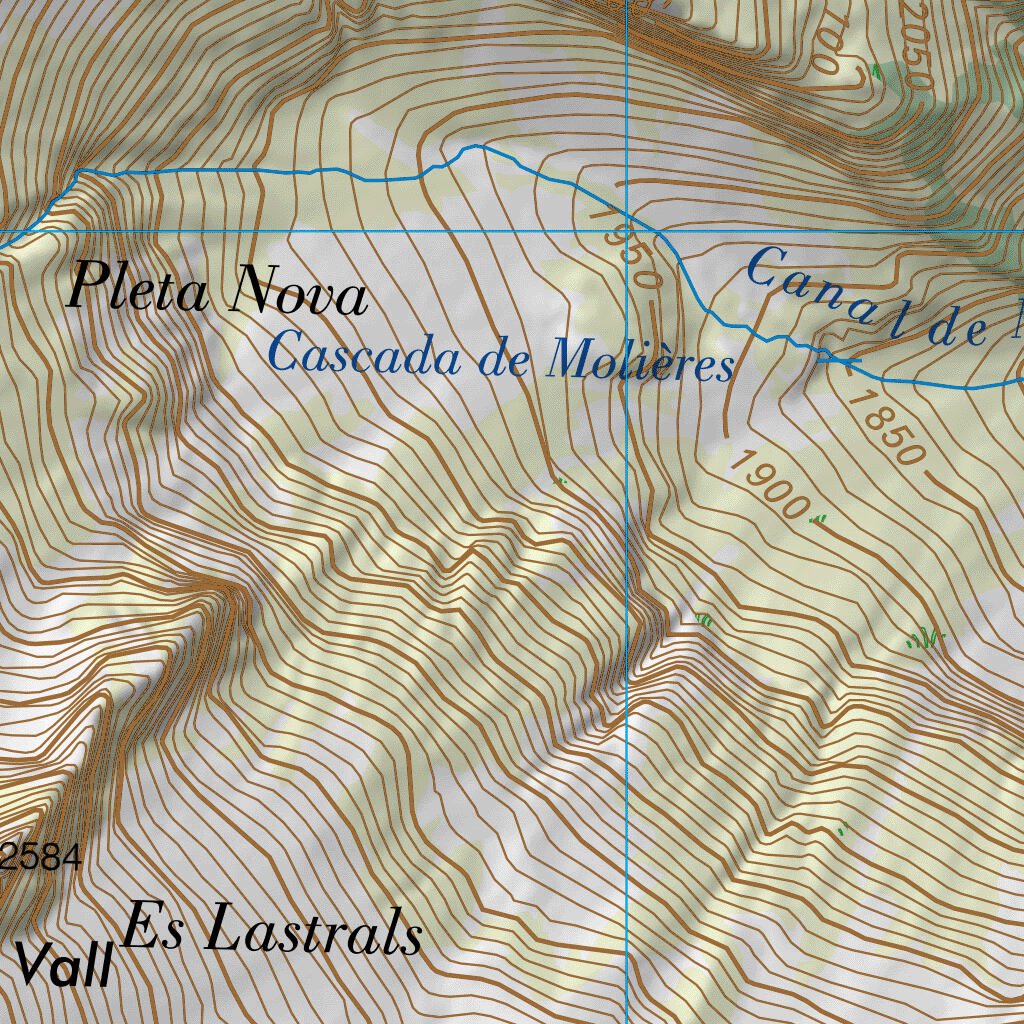 Aneto Map Pico de Aneto (0180-2) Map by Instituto Geografico Nacional de Espana ...