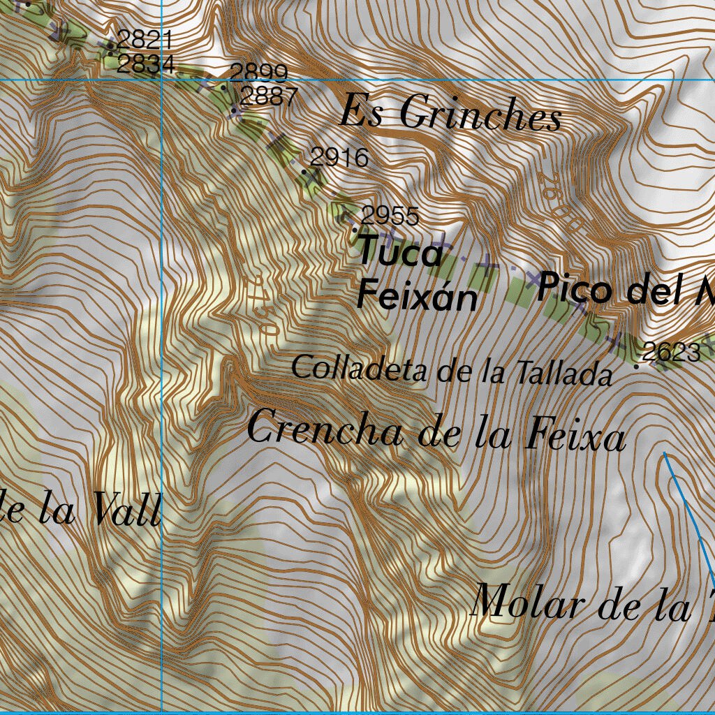 Pico de Aneto (0180-2) Map by Instituto Geografico Nacional de Espana ...