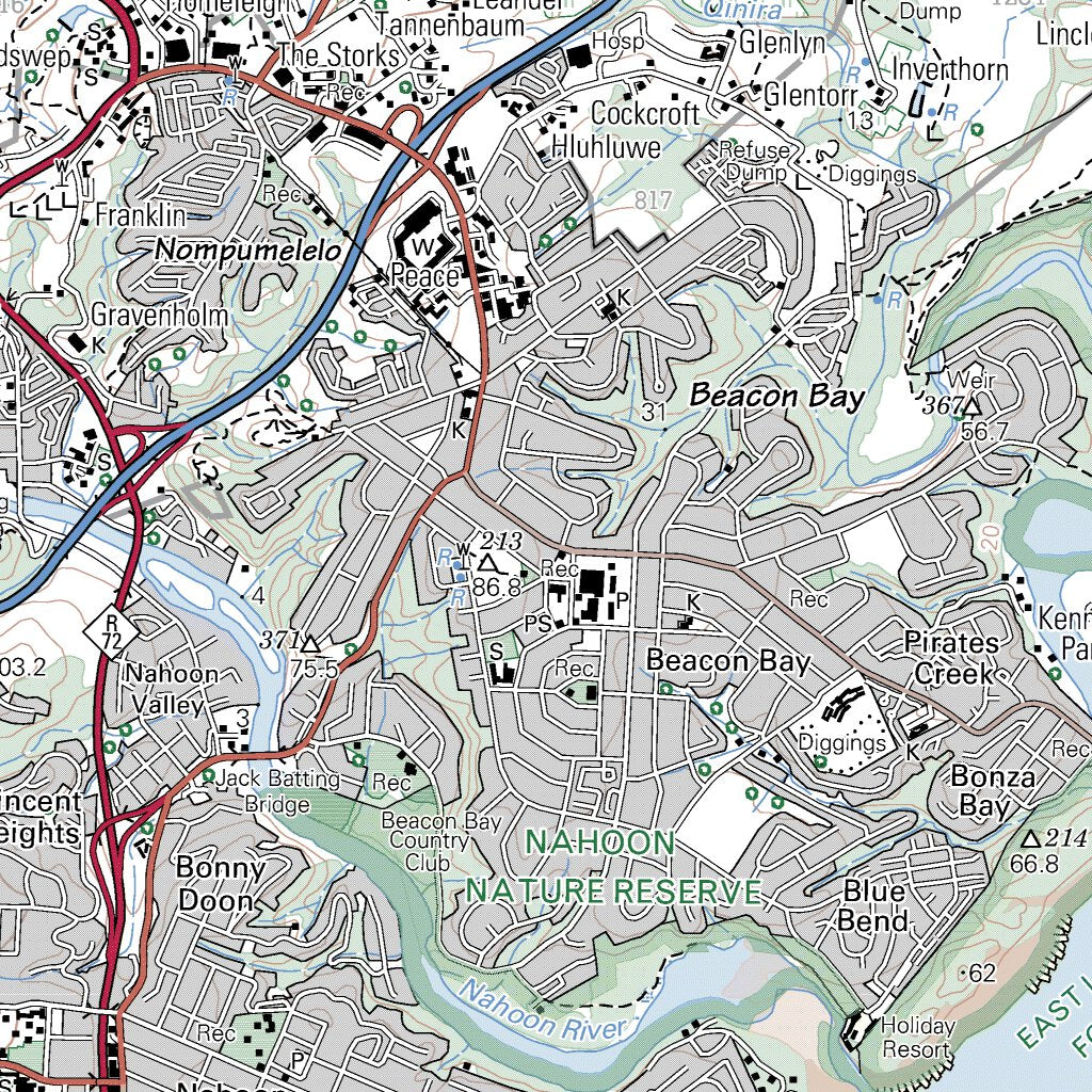 3227DD CAMBRIDGE Map by Chief Directorate: National Geo-spatial