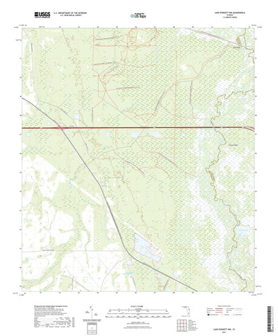 Lake Poinsett NW, FL (2021, 24000-Scale) Preview 1