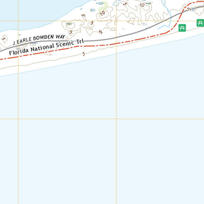United States Geological Survey South of Holley, FL (2021, 24000-Scale) digital map