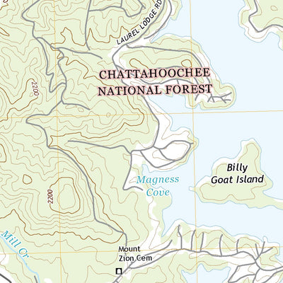Lake Burton, GA (2020, 24000-Scale) Preview 2