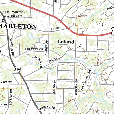 Mableton, GA (2020, 24000-Scale) Preview 2