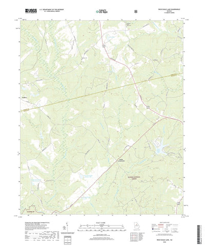 Rock Eagle Lake, GA (2020, 24000-Scale) Preview 1