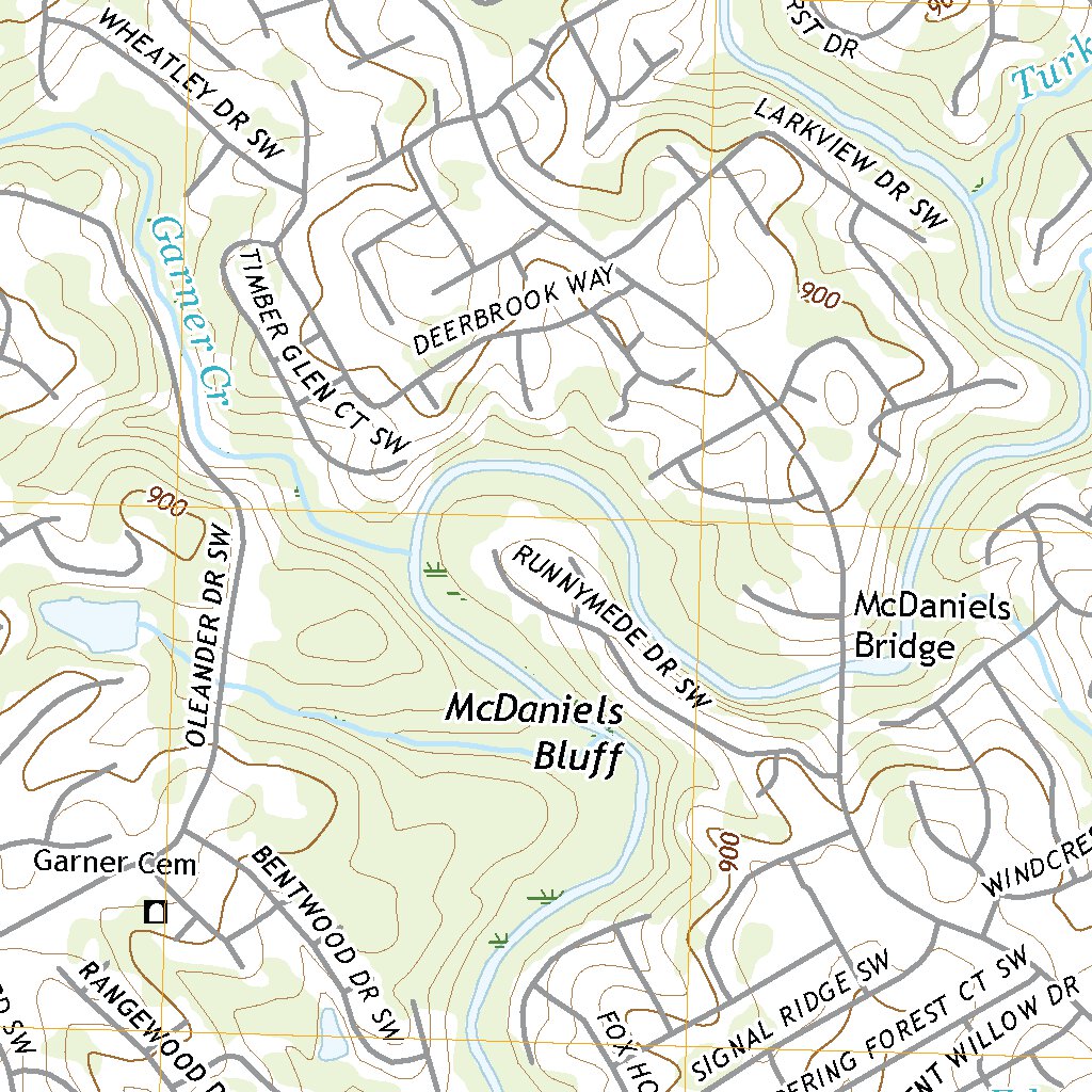 Snellville, GA (2020, 24000-Scale) Map by United States Geological ...