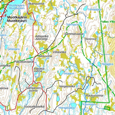Enontekiö 1:250 000 (V4L)