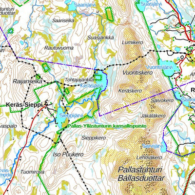 Enontekiö 1:250 000 (V4L)