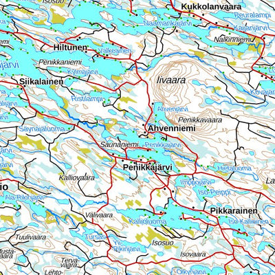 Kuusamo 1:250 000 (S5R)