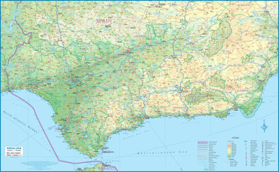 Andalusia (Spain) 1:700,000 - ITMB