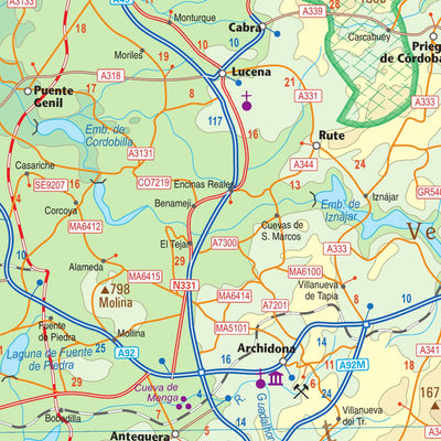 Andalusia (Spain) 1:700,000 - ITMB